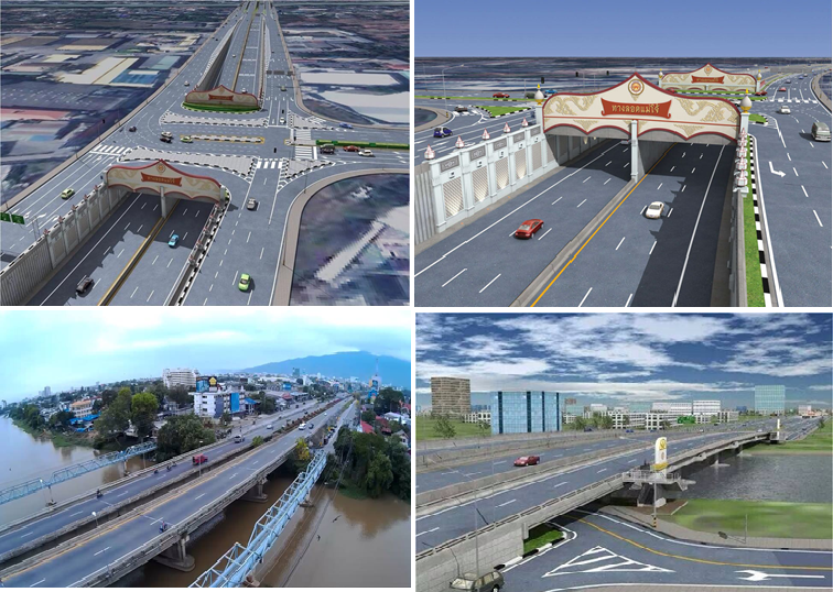 Proposed plan for Maejo junction.