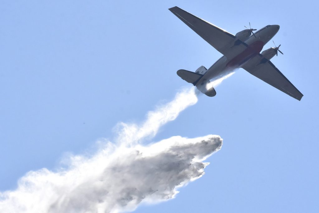 Planes Sent to Spray Water Over the City